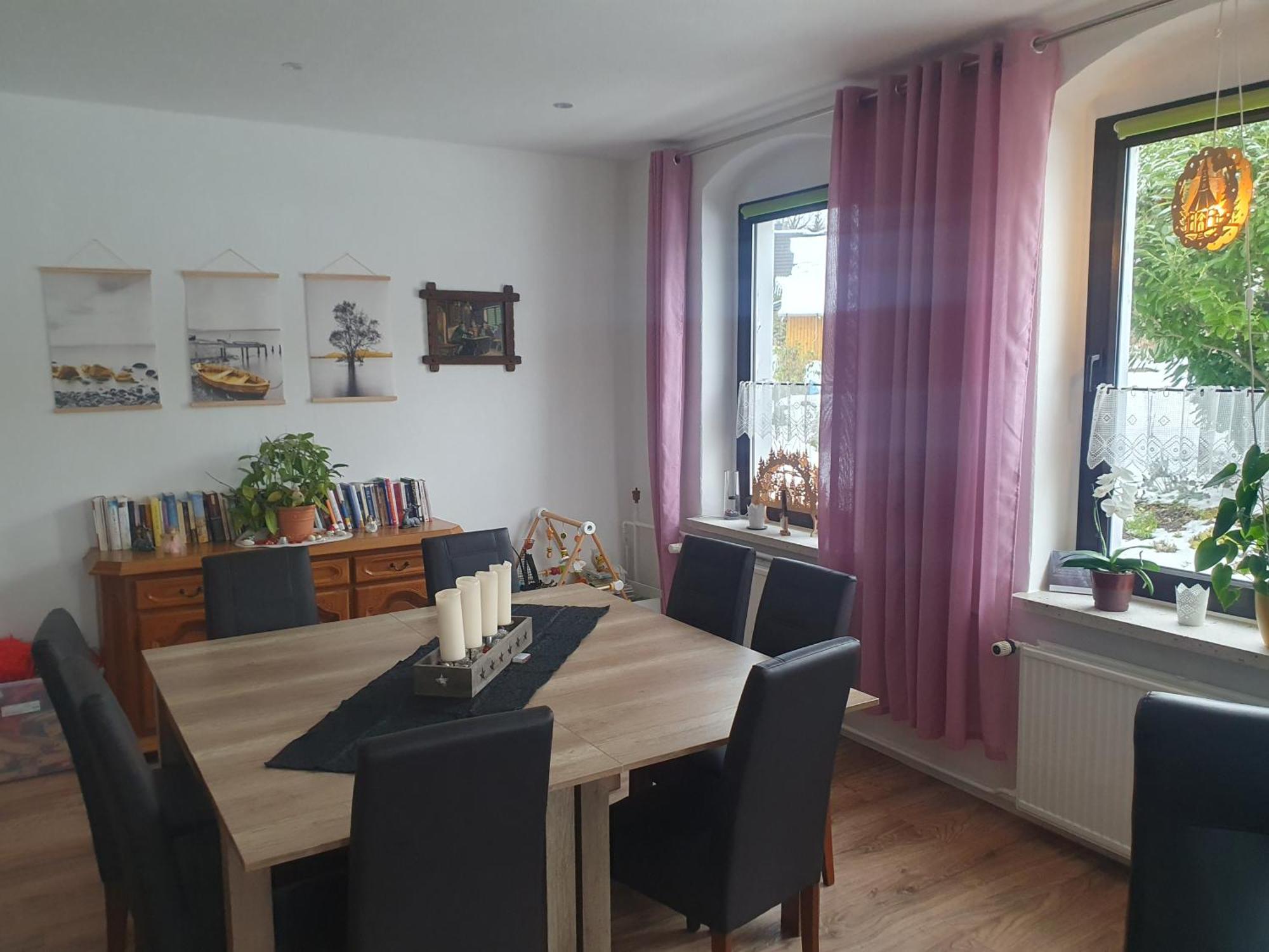Familienfreundliche Ferienwohnung Erzgebirge Шнеберг Экстерьер фото